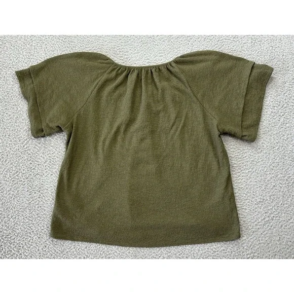 Olive Green Women's Top - Picture 8 of 11